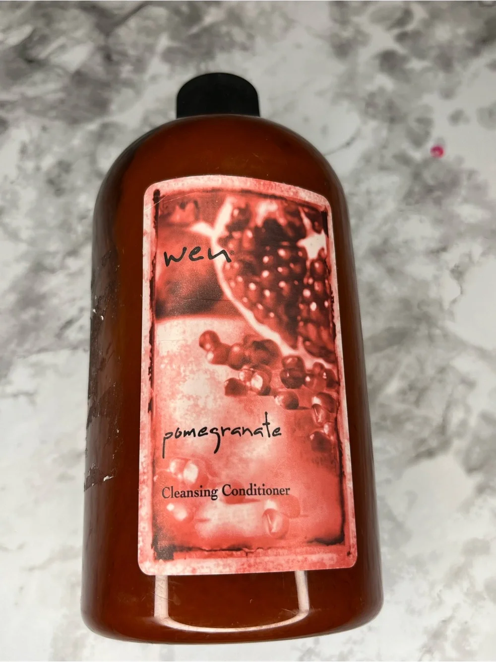 WEN Pomegranate Cleansing Conditioner - Brown Bottle with Red Label